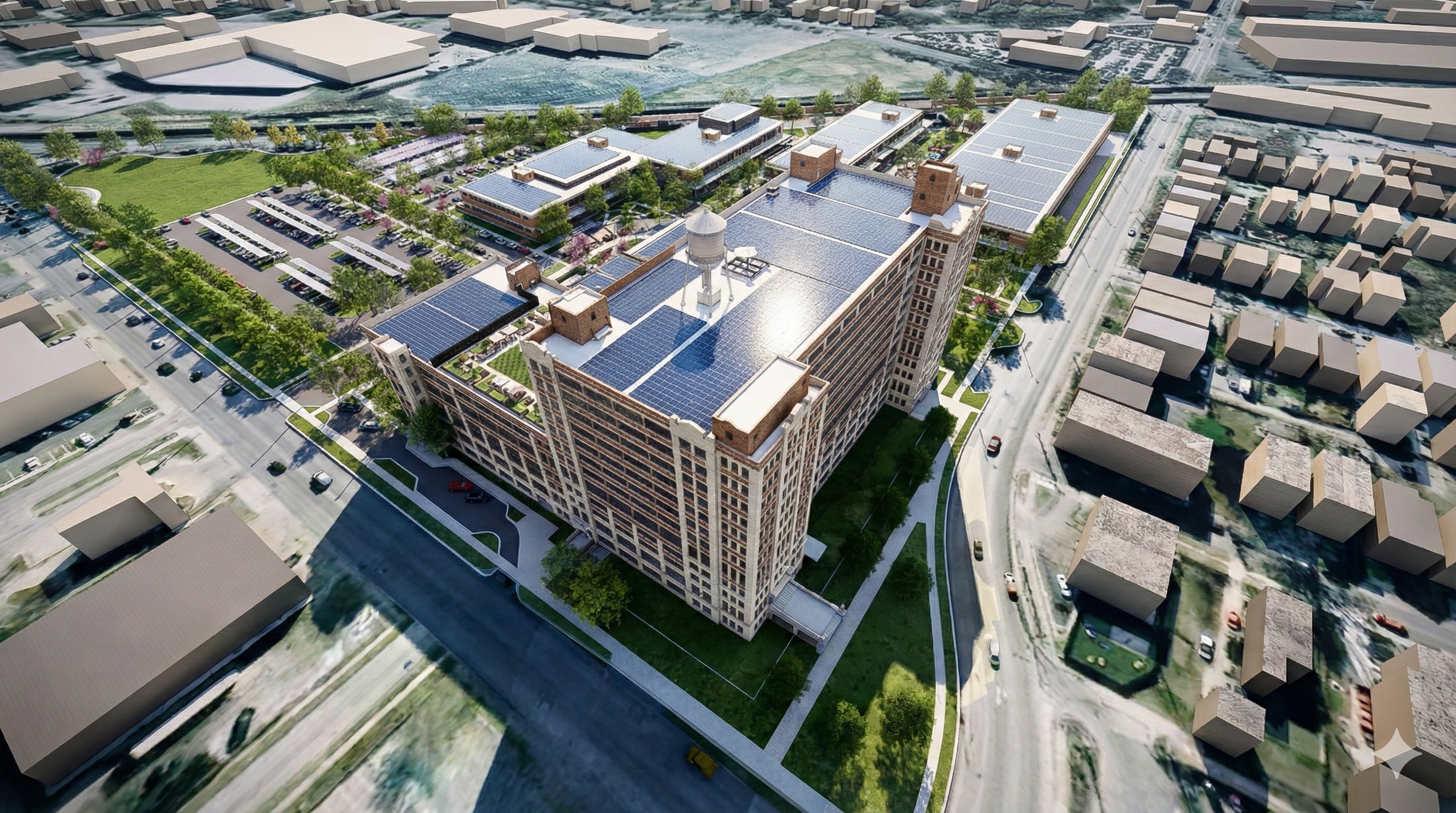 Historic Northeast Lofts — aerial master plan